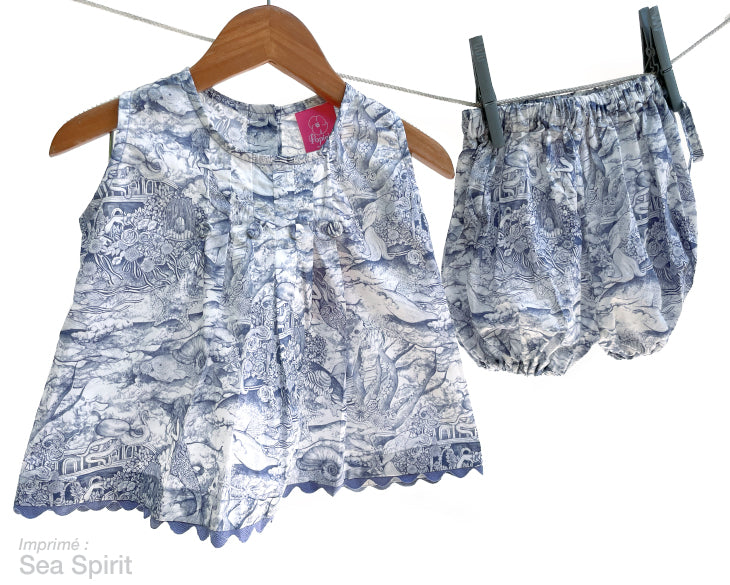 Ensemble Robe et Bloomer