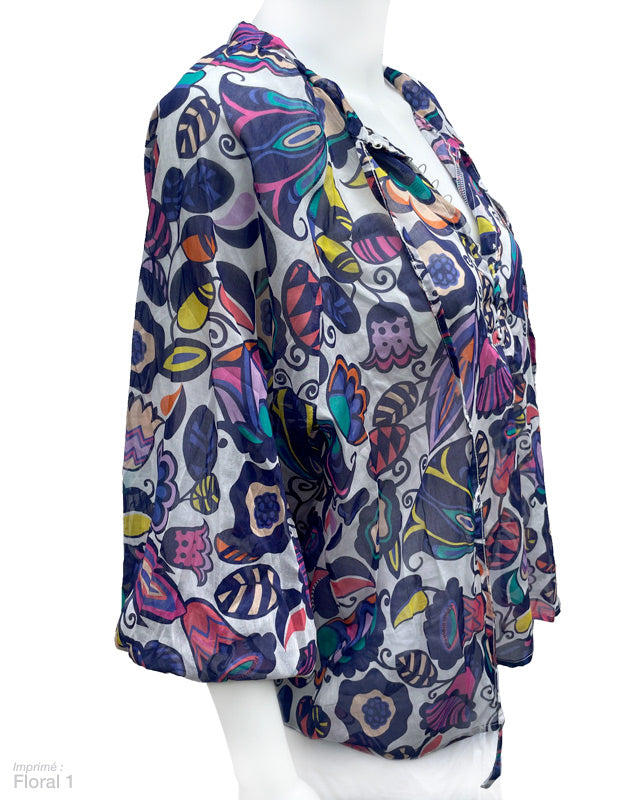 Eugenie top in cotton voile
