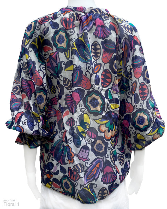 Eugenie top in cotton voile