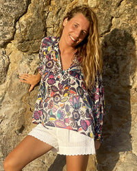 Eugenie top in cotton voile