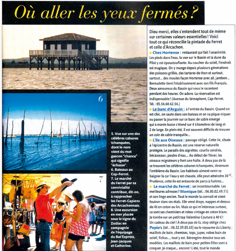 Où aller les yeux fermés