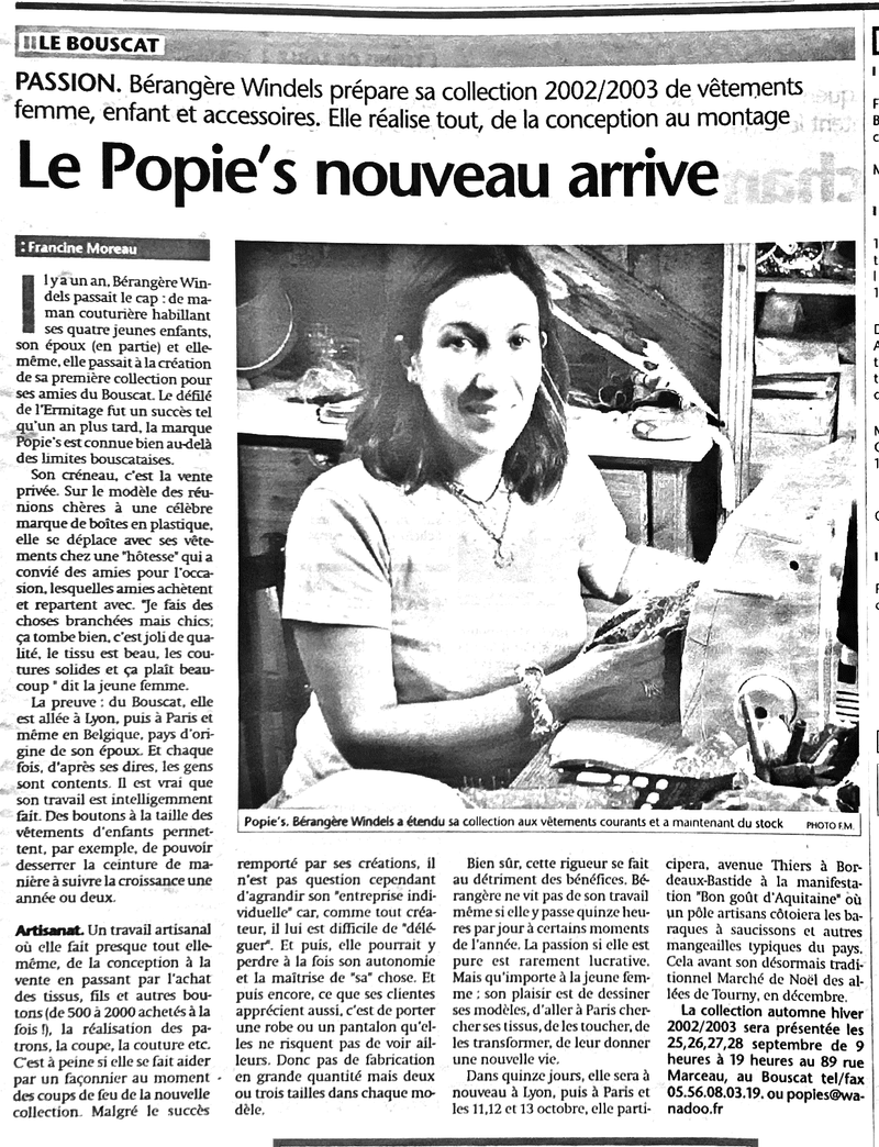 Le Popie's nouveau arrive