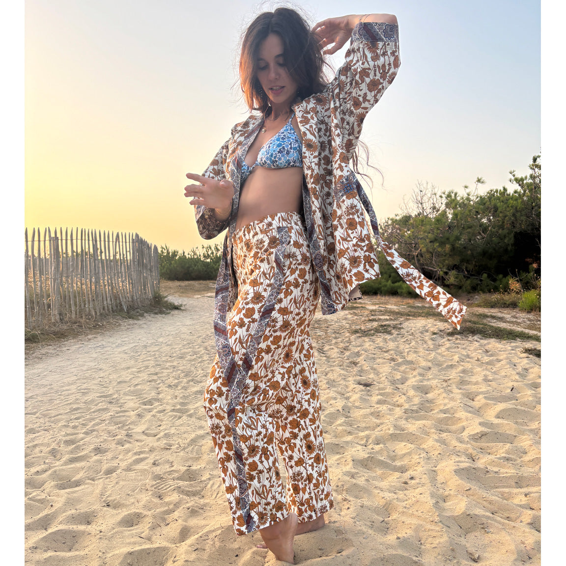 Ensemble Kimono Réversible